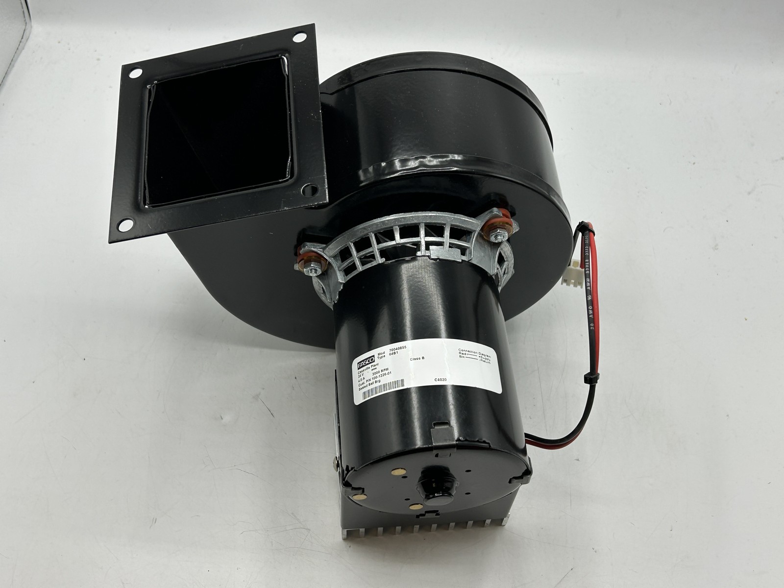 FASCO 70040855 Draft Inducer Blower Motor Assembly Type 04B1 24V 4.0A 3000RPM