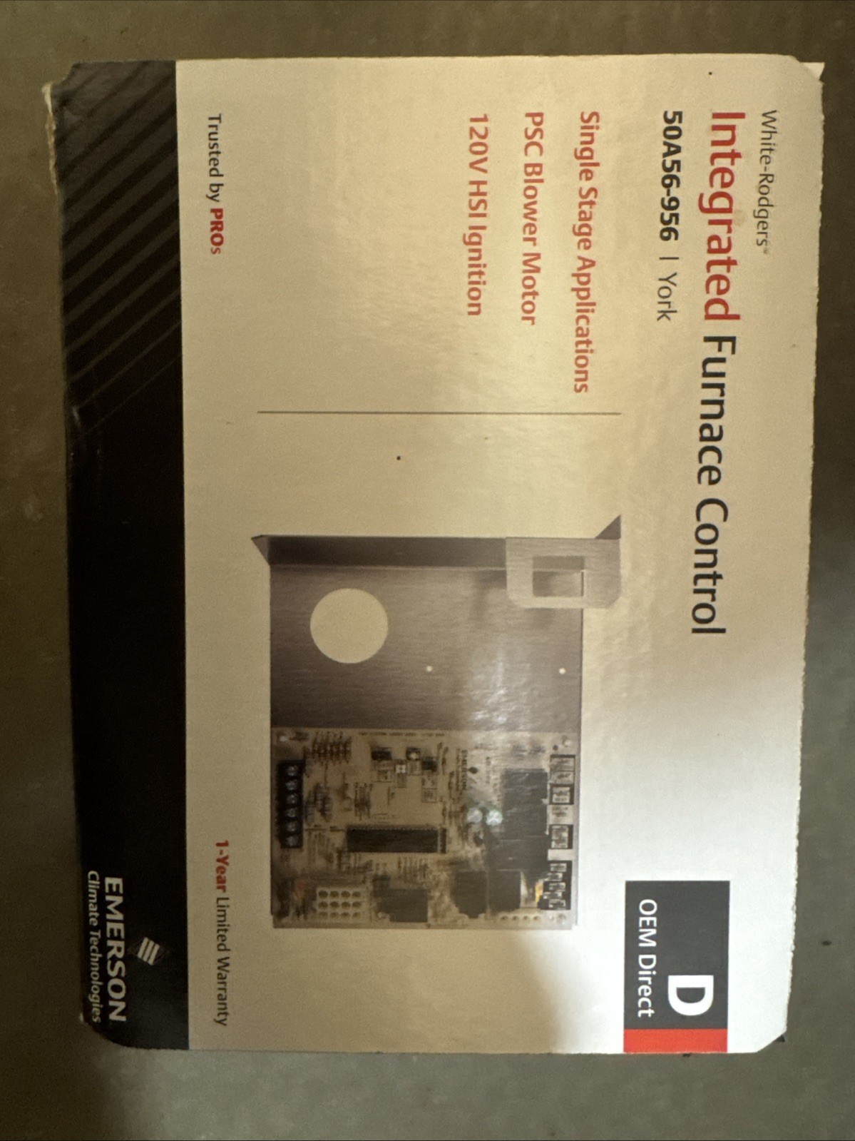 York Furnace Control Board 50A56-956 Compatible with FG8C07516MU11A Models