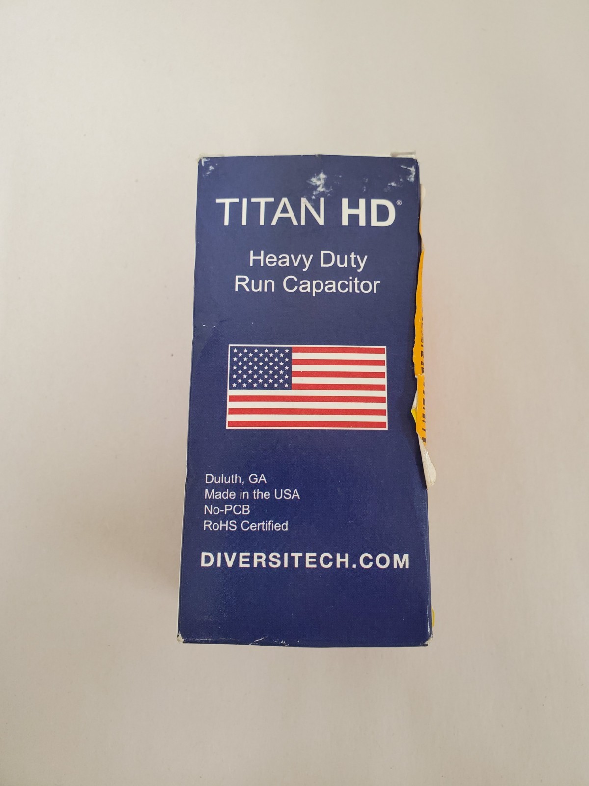 TITAN HD 45 Plus 5 MFD, 440V/370V Dual Voltage Round Run Capacitor (PRCFD455AR)