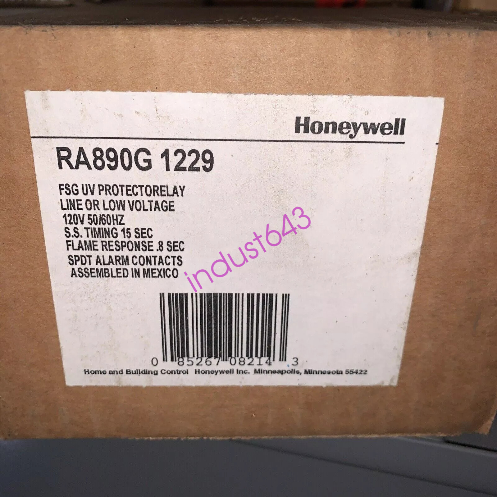 1PC New In Box Honeywell RA890G1229 1 Year warranty