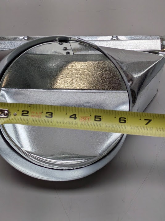 Master Flow Stack Boot 10 in. x 3-1/4 in. to 6 in. 90 Degree Galvanized Steel