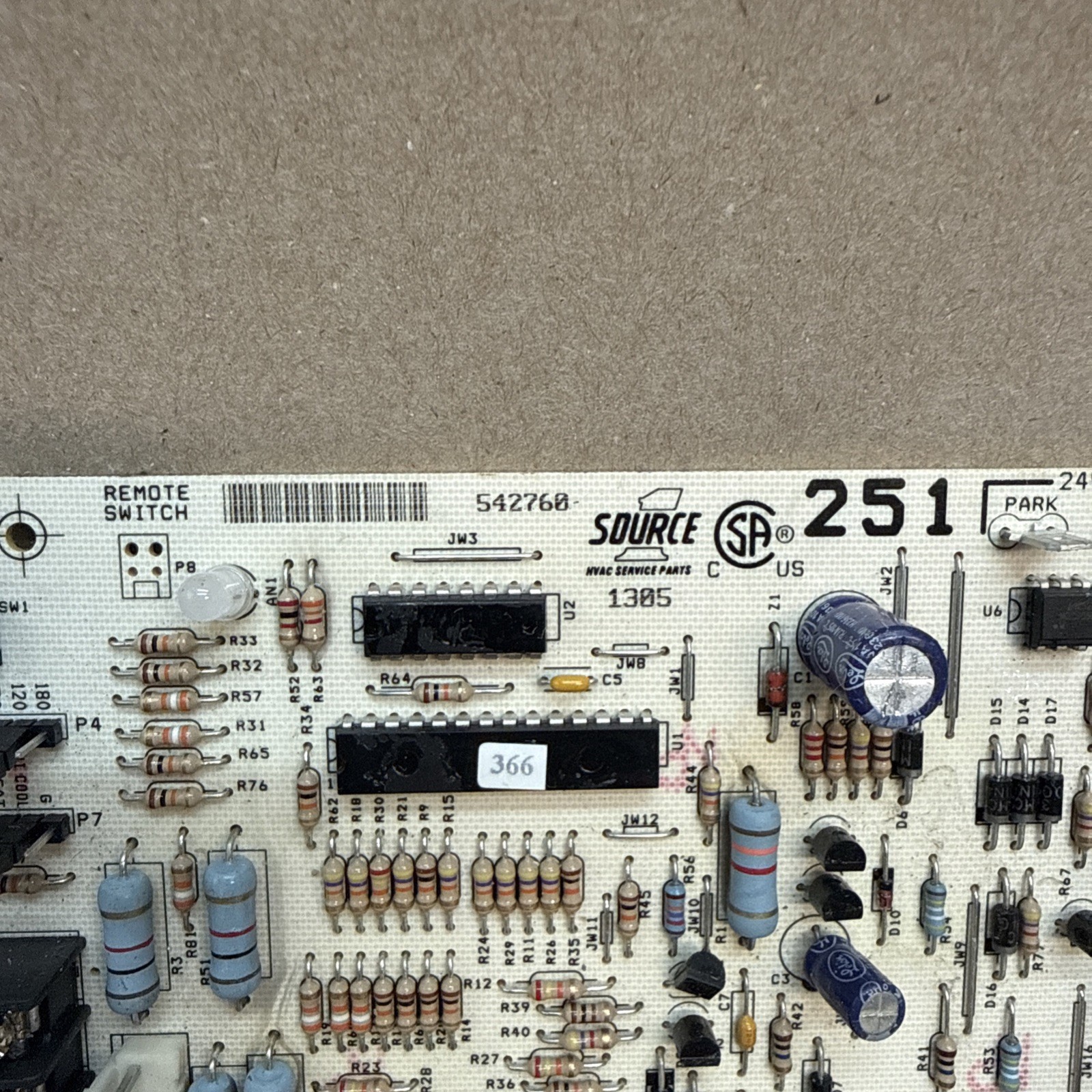 🔥🔥 1162-251 YORK Control Circuit Board 542760 Source 1 251 1162-83-2511A B3