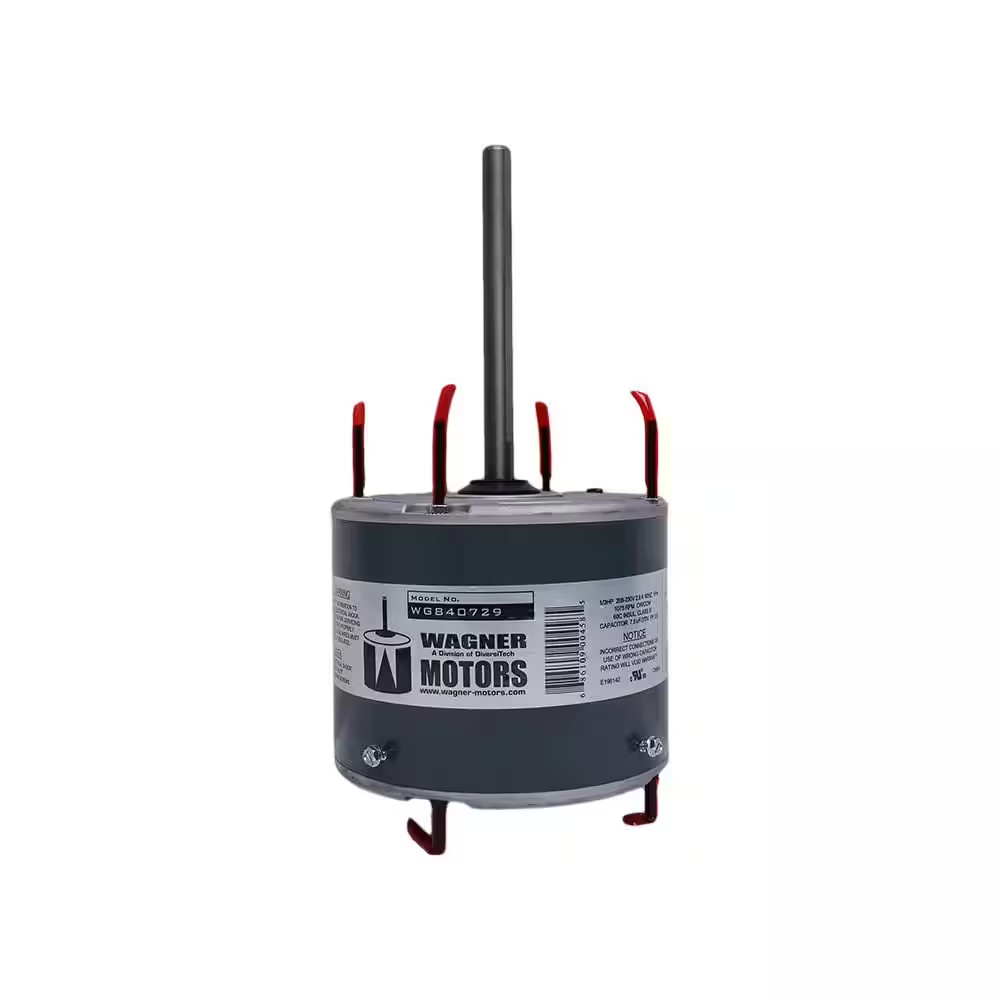 1/3HP 1075 RPM Condenser Fan Motor 208-Volt – 230-Volt – 60Hz