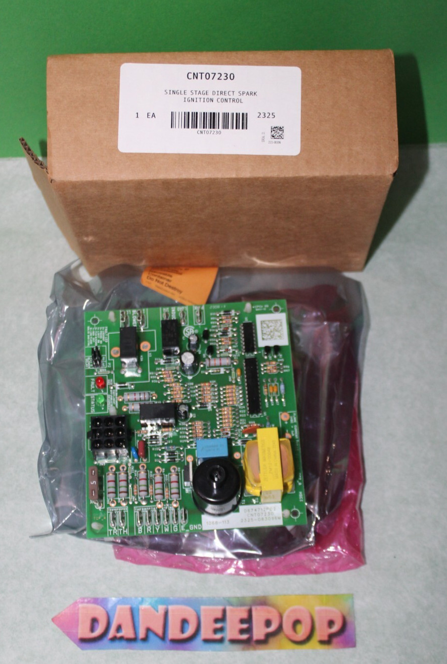 Single Stage Direct Spark Ignition Control Board CNT 07230 In Box Module