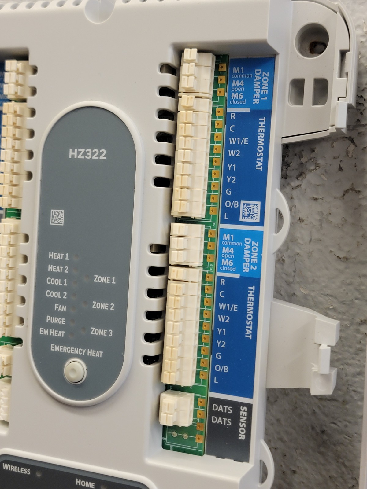 Honeywell Truezone HZ322 3 Zone Control Panel