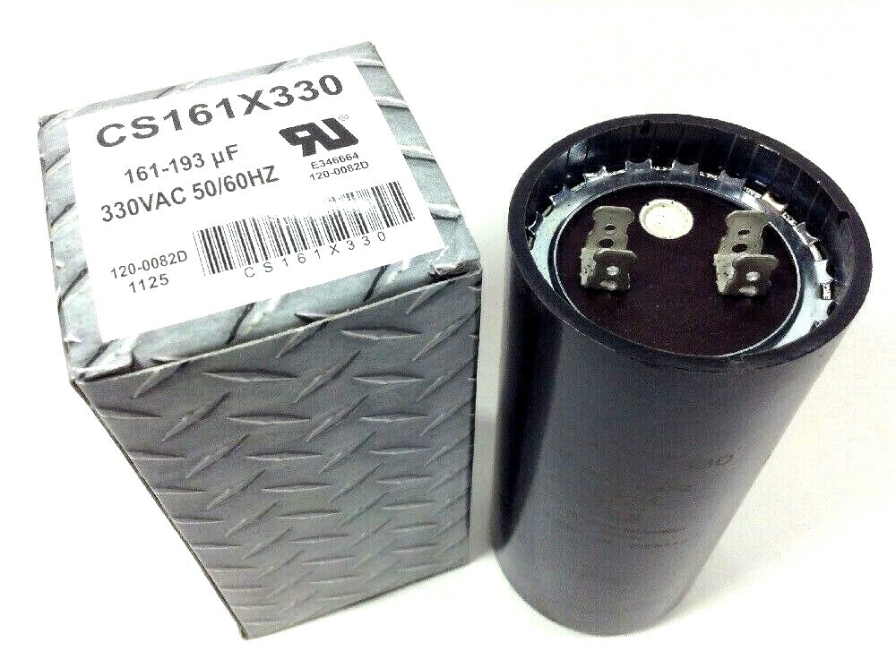 161-193 mfd Motor Start Capacitor 330V HEAVY-DUTY PROFESSIONAL-GRADE – CS161X330