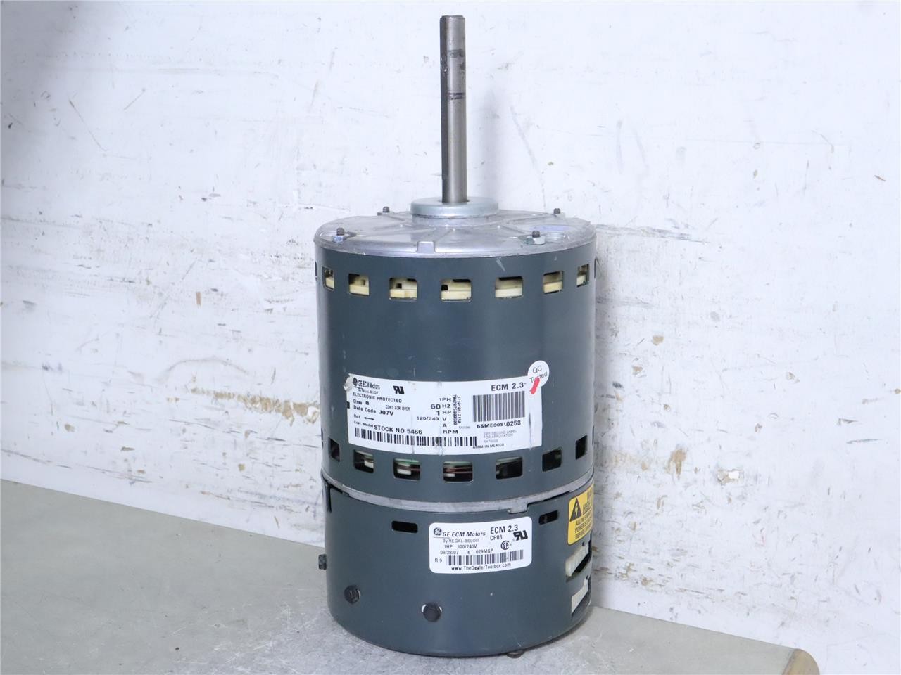 GE ECM 2.3 5SME39SL0253 1HP 120/240V Furnace Blower Motor 18M8101 CCWLE 5466