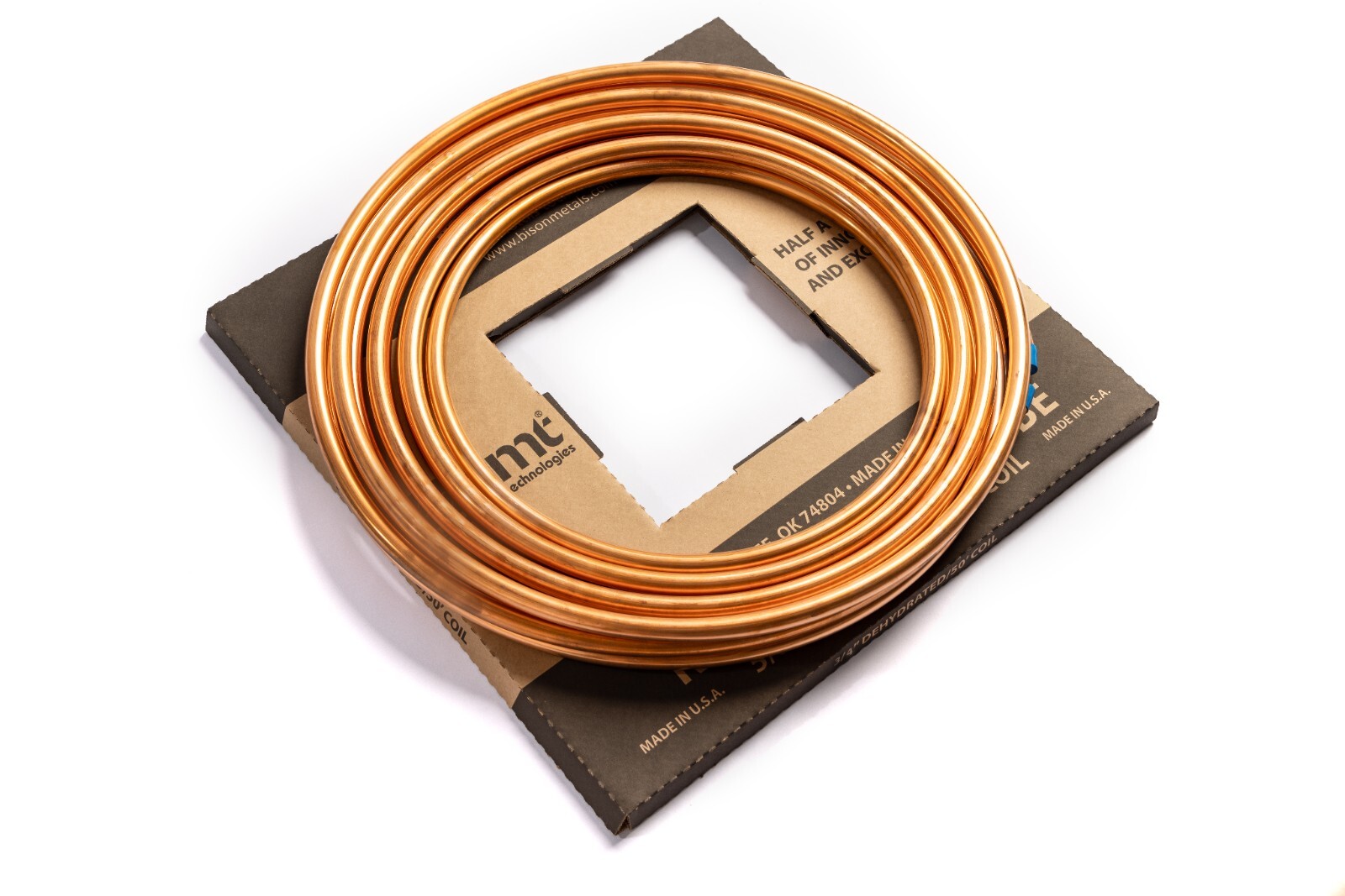 3/4″ OD X 50 FT ACR Soft Copper Refrigeration Tubing MADE IN USA