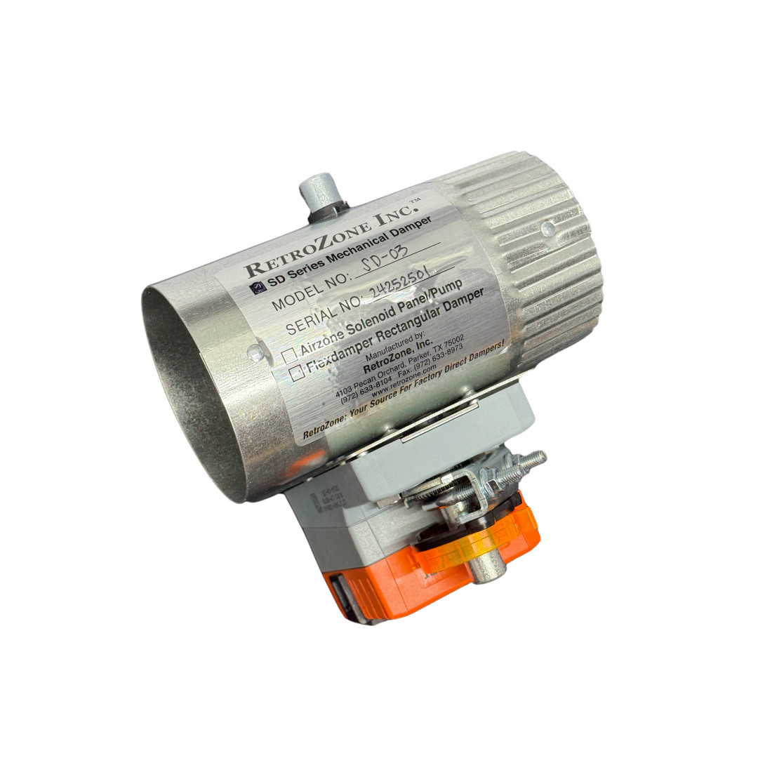 SD 3″ Belimo 3 wire Motorized 24v round zone control damper