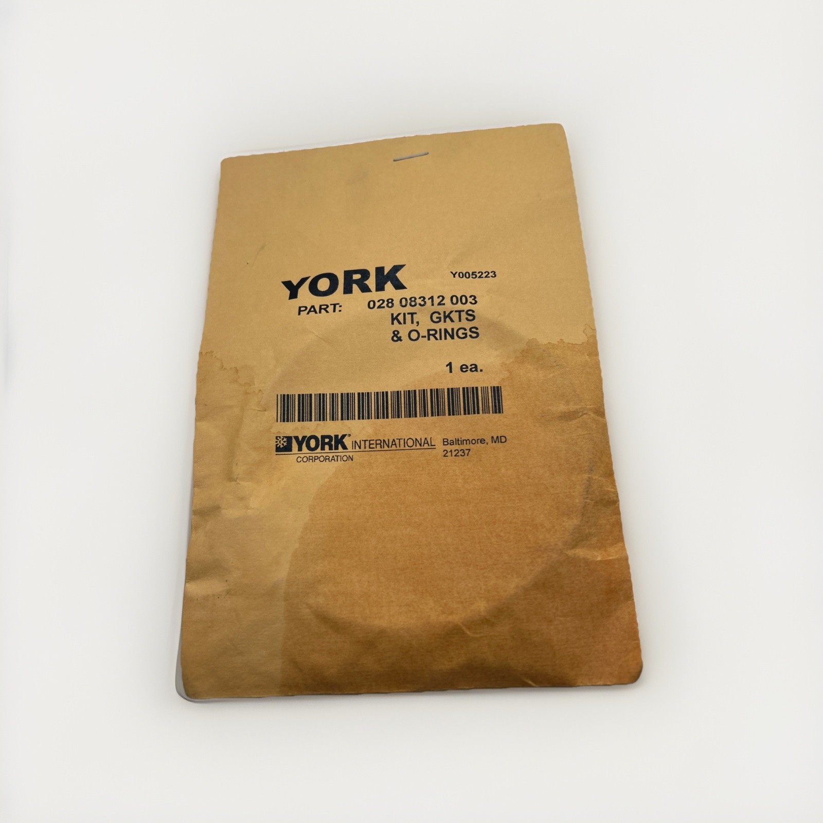 York Gasket Kit & O-Rings 028-08312-003 See Pics 30 Day Warranty