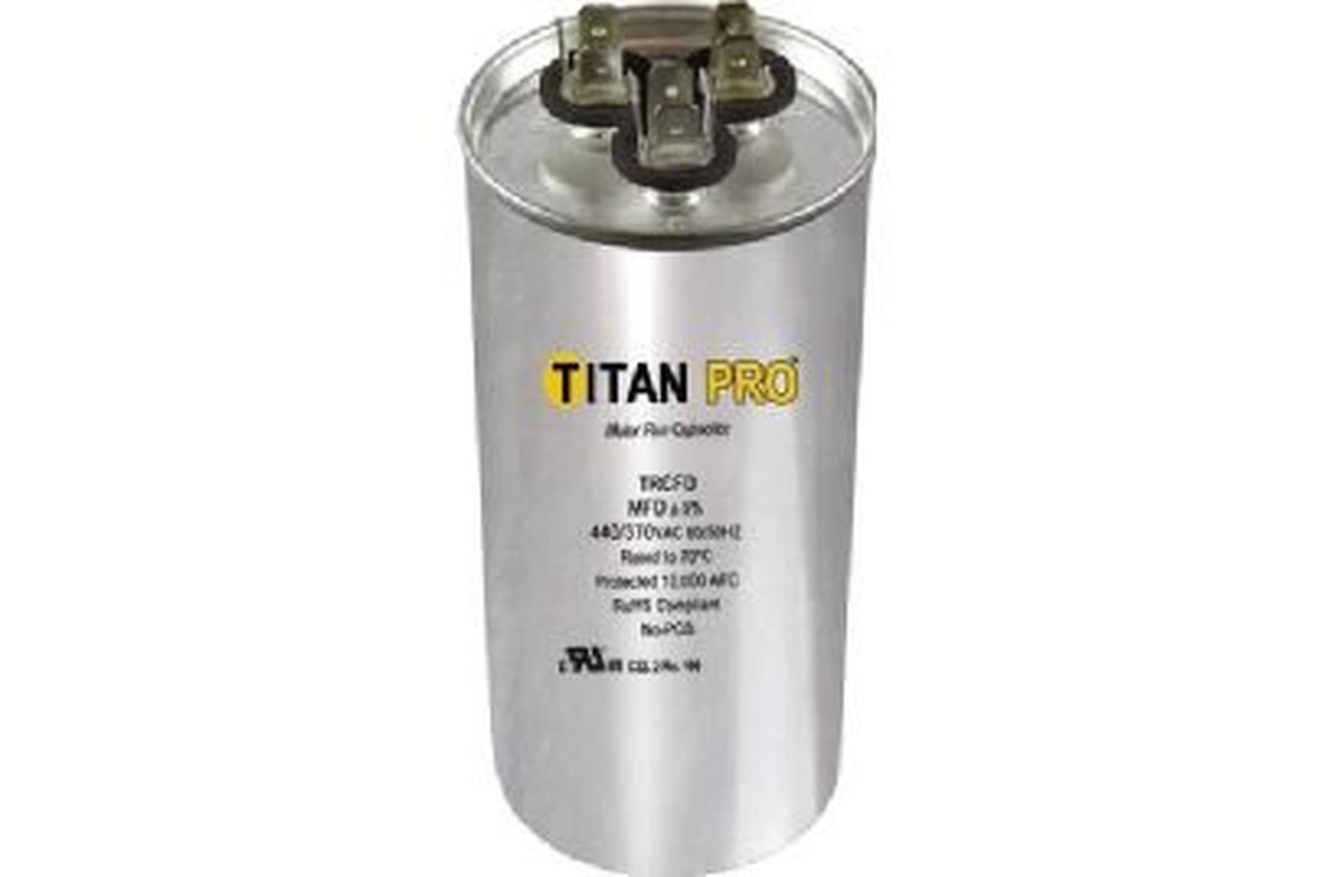 TRCFD405 Motor Run Capacitor 40/5 MFD 440/370 Volts for Dual Rated