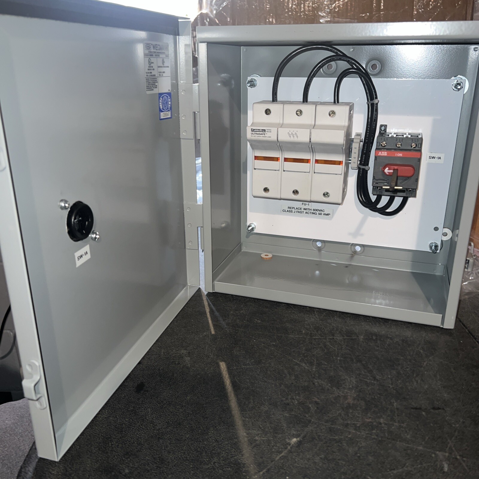 Titan Air Incorporated Heating Air Conditioning Cut Out Electrical Box Shut Off