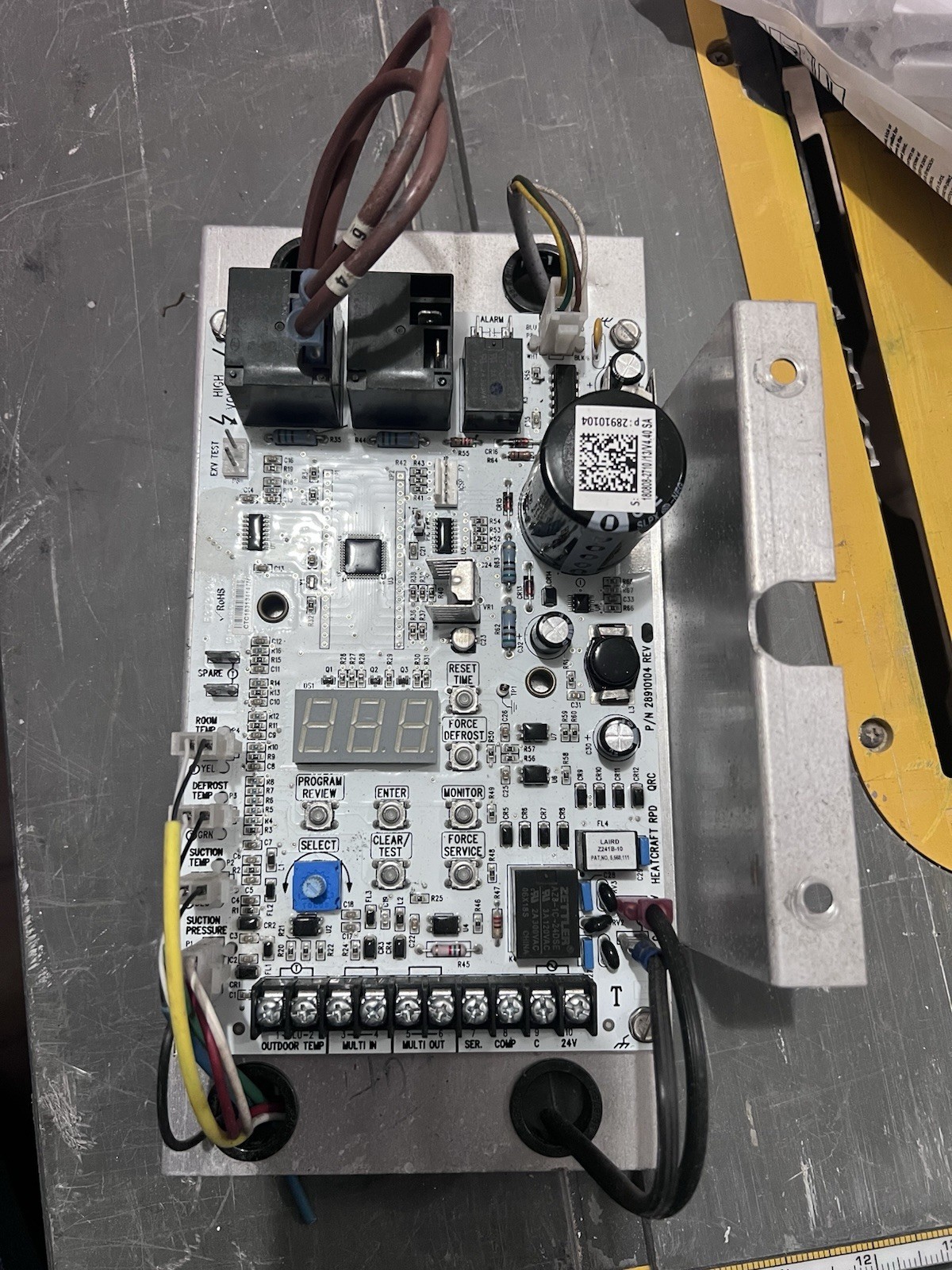 Heatcraft Refrigeration Control Board 28910104 30A 24V Corded Electric