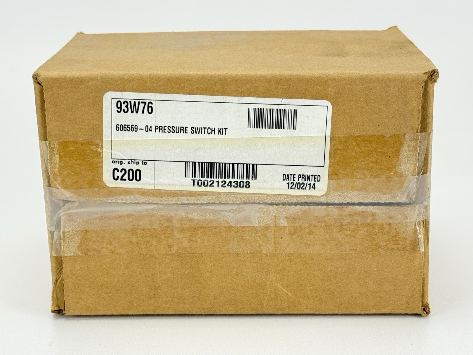 93W76 Lennox Armstrong furnace blower vacuum air pressure switch dual safety MPL