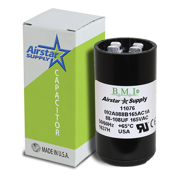USA 88-108 MFD uF Electric Motor Start Capacitor 165V HVAC 165 vac v volt