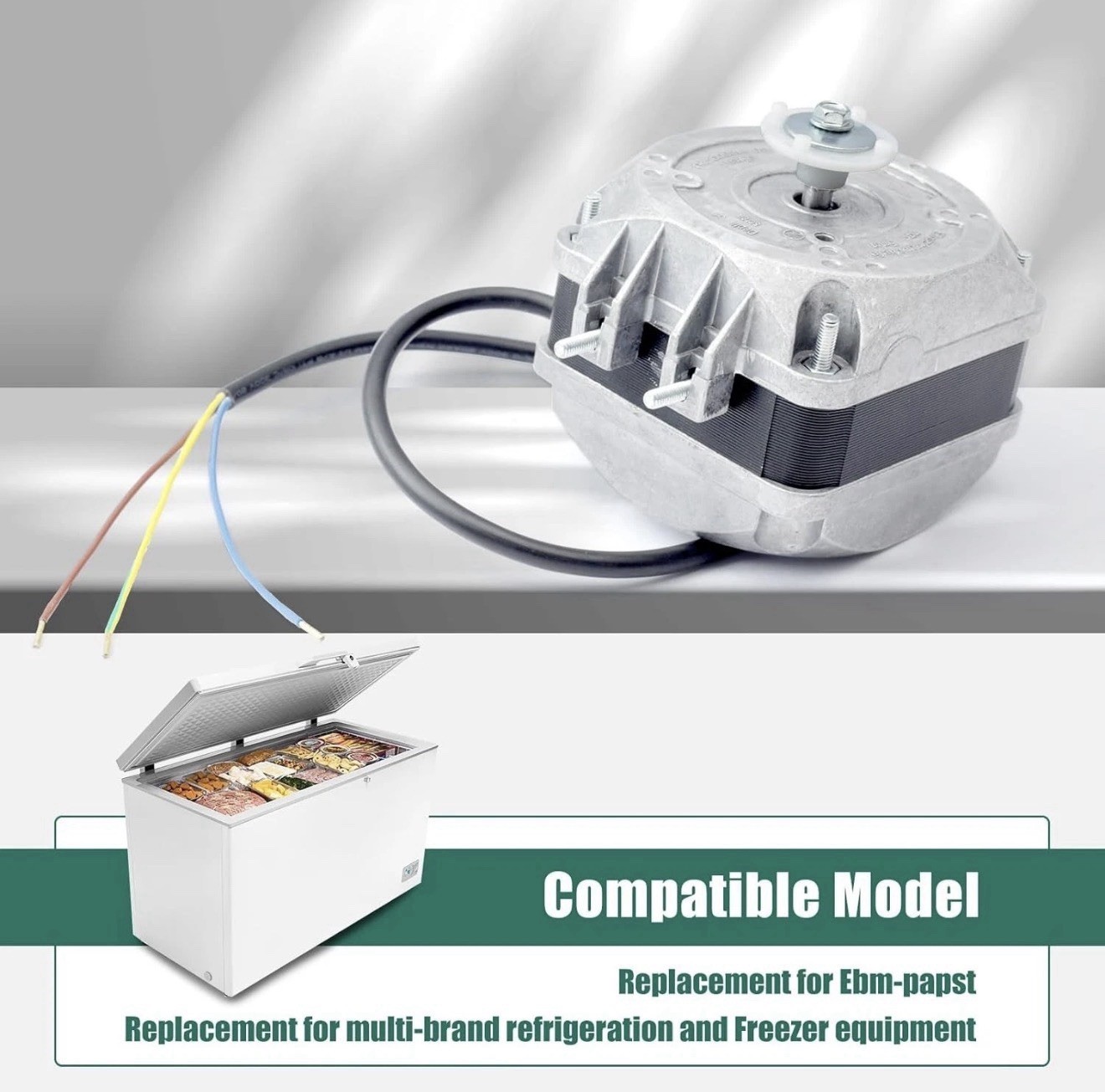 M4Q045-CA27-04 Replacement for ebm-papst Fan AC Motor 115V 50/60Hz 0.50A 36/10W