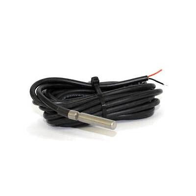Full Gauge NTC Sensor SB59 Black 10k 2.5m -58F To 392F (-50C to 200C)