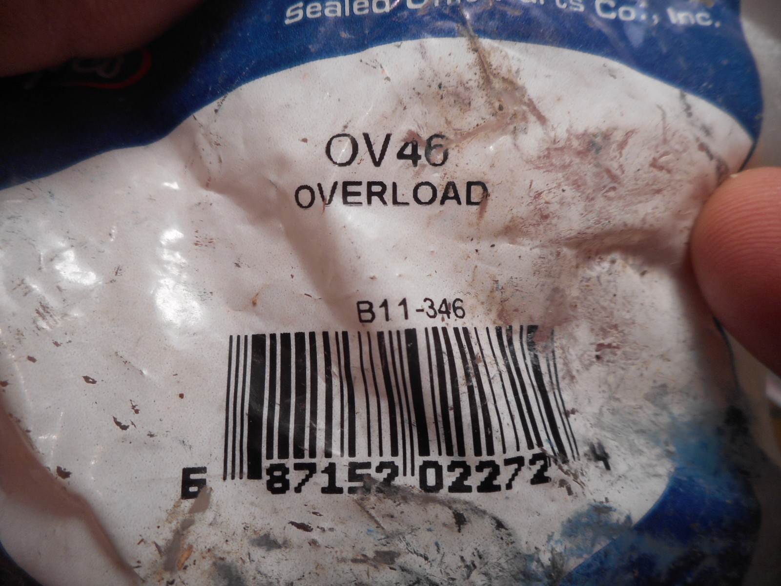 SUPCO OV 46 OVERLOAD New in Plastic