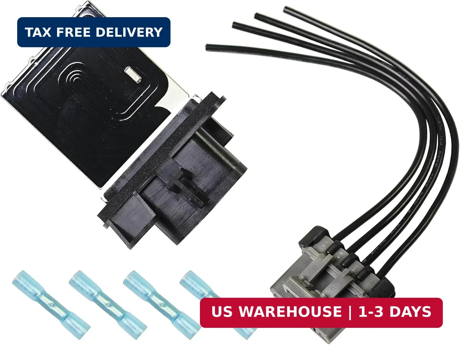HVAC Blower Motor Resistor Kit 973-582 Compatible with 2005-2017 Tacoma with Man