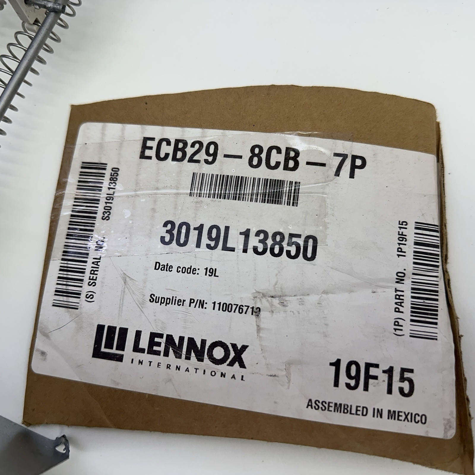 Electric Heat Strip Lennox ECB29-8CB-7P 8kw 240v New Open Box OEM