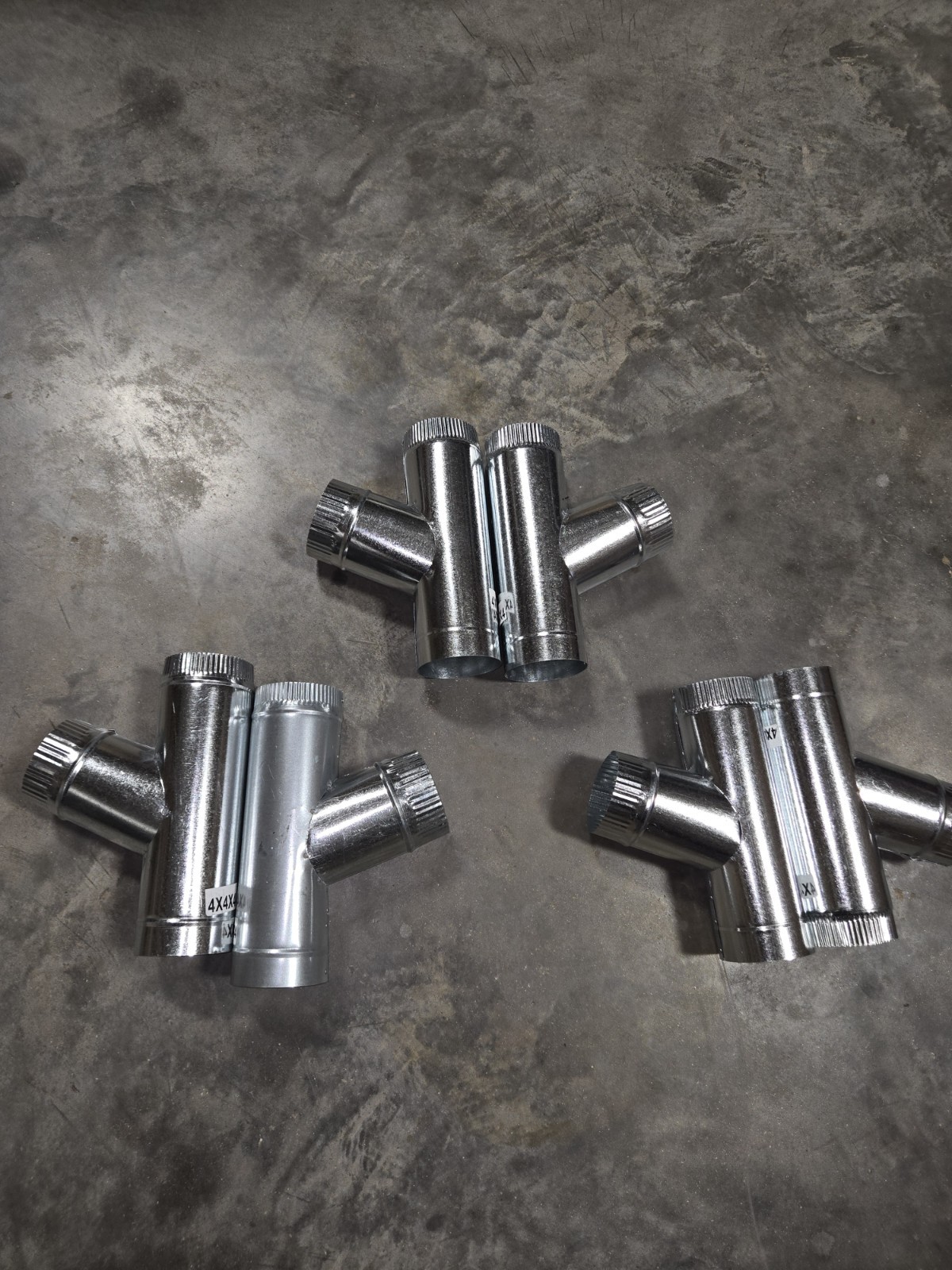 Hvac Ventilation Y4x4x4 Duct Connector master flow $34 each one