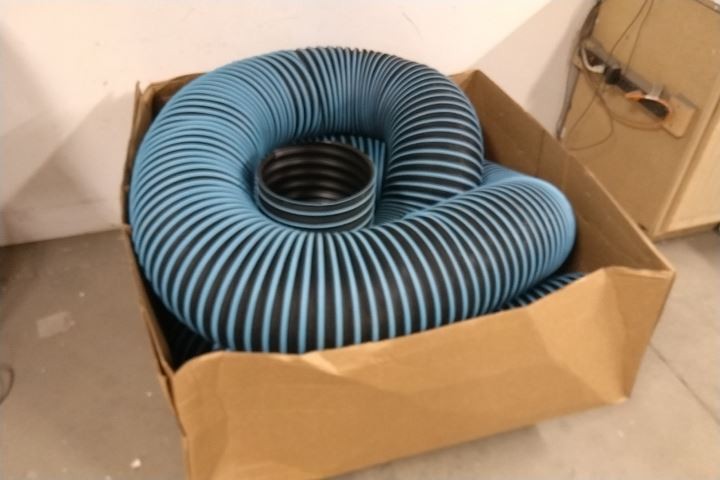 Hi-Tech Duravent 0658-1000-0601 10 In Inside Dia 25 Ft L Industrial Ducting Hose