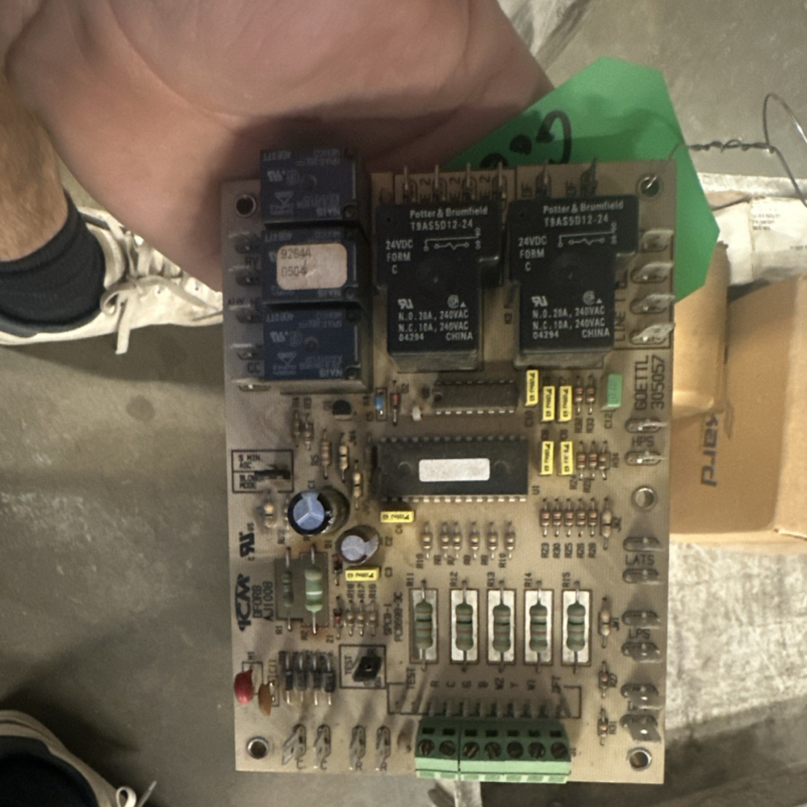 ICM Furnace Control Board ICM 275 24V 10A Corded Electric HVAC PCB Replacement