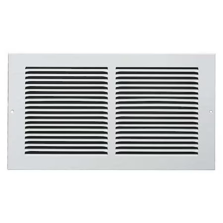 Ceiling/Wall Return Air Grille, 12 In W X 6 In H Opening, 1/2 In Bar Space,
