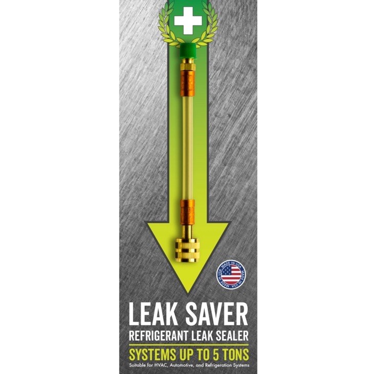 Leak Saver Direct Inject Refrigerant Leak Sealer for HVAC and Automotive Systems