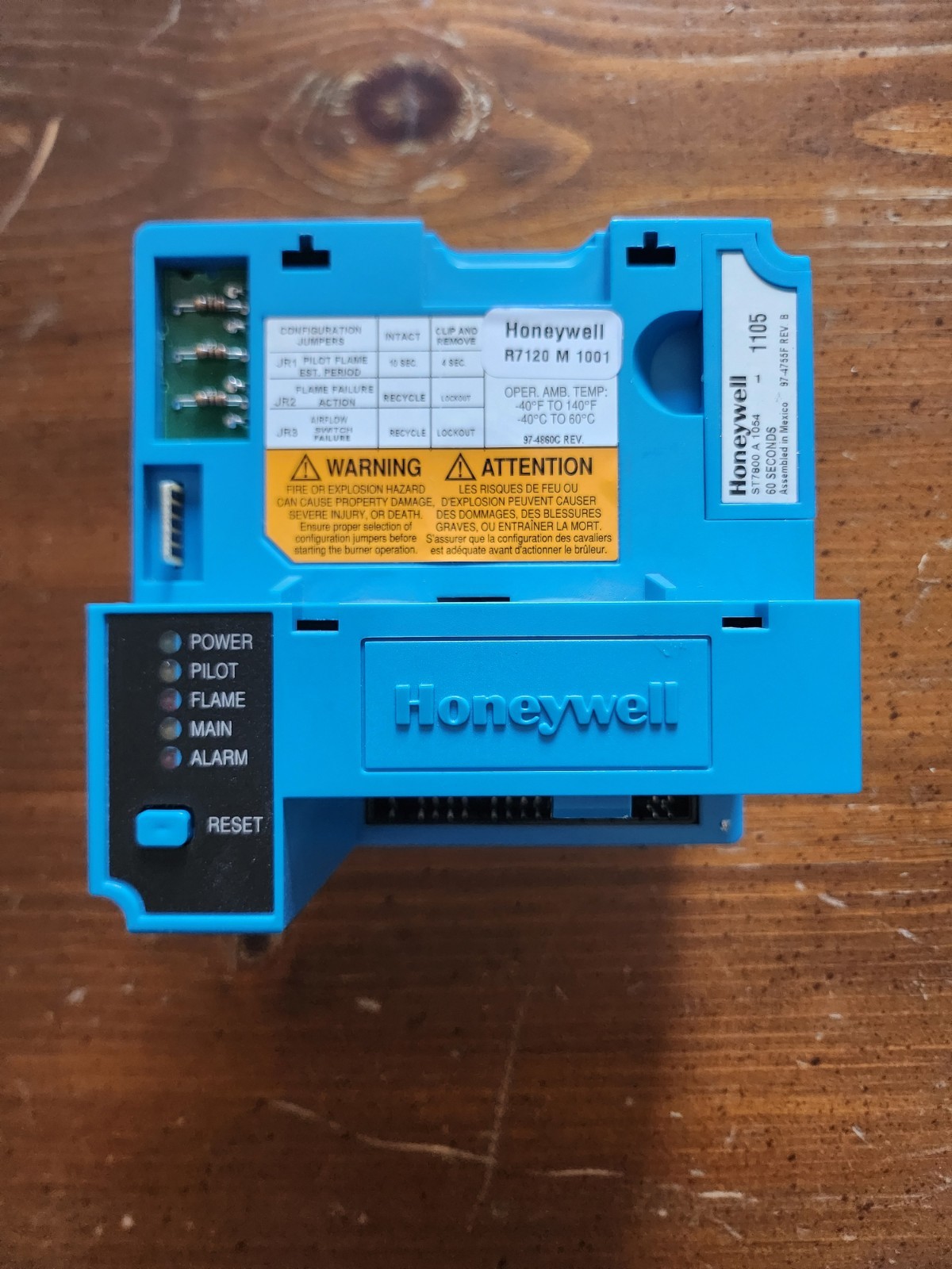 Honeywell Burner Control R7120M1001
