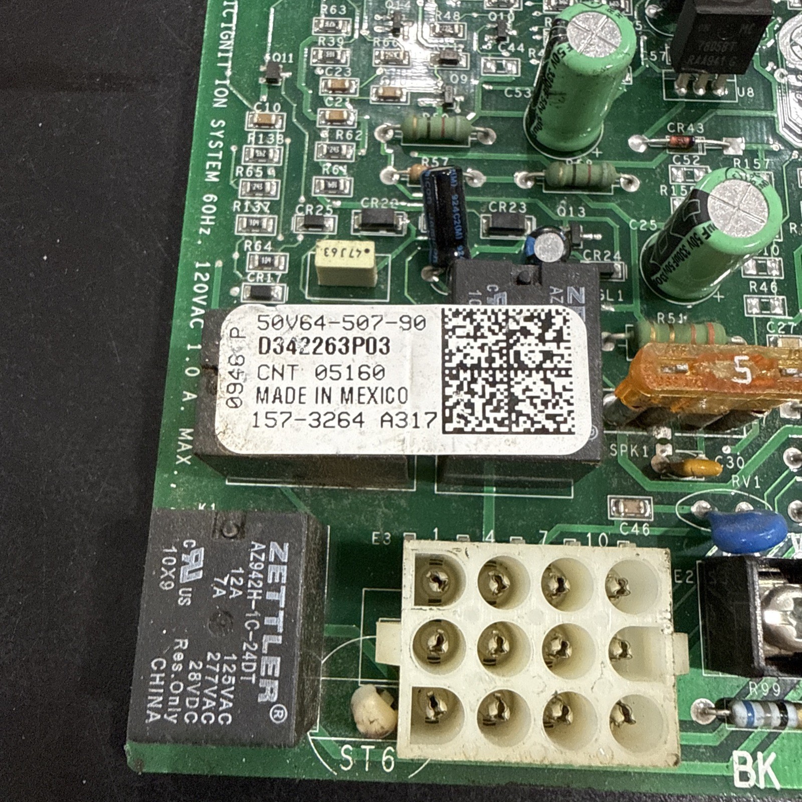 Trane D342263P03 50V64-507-90 OEM Furnace Circuit Control Board