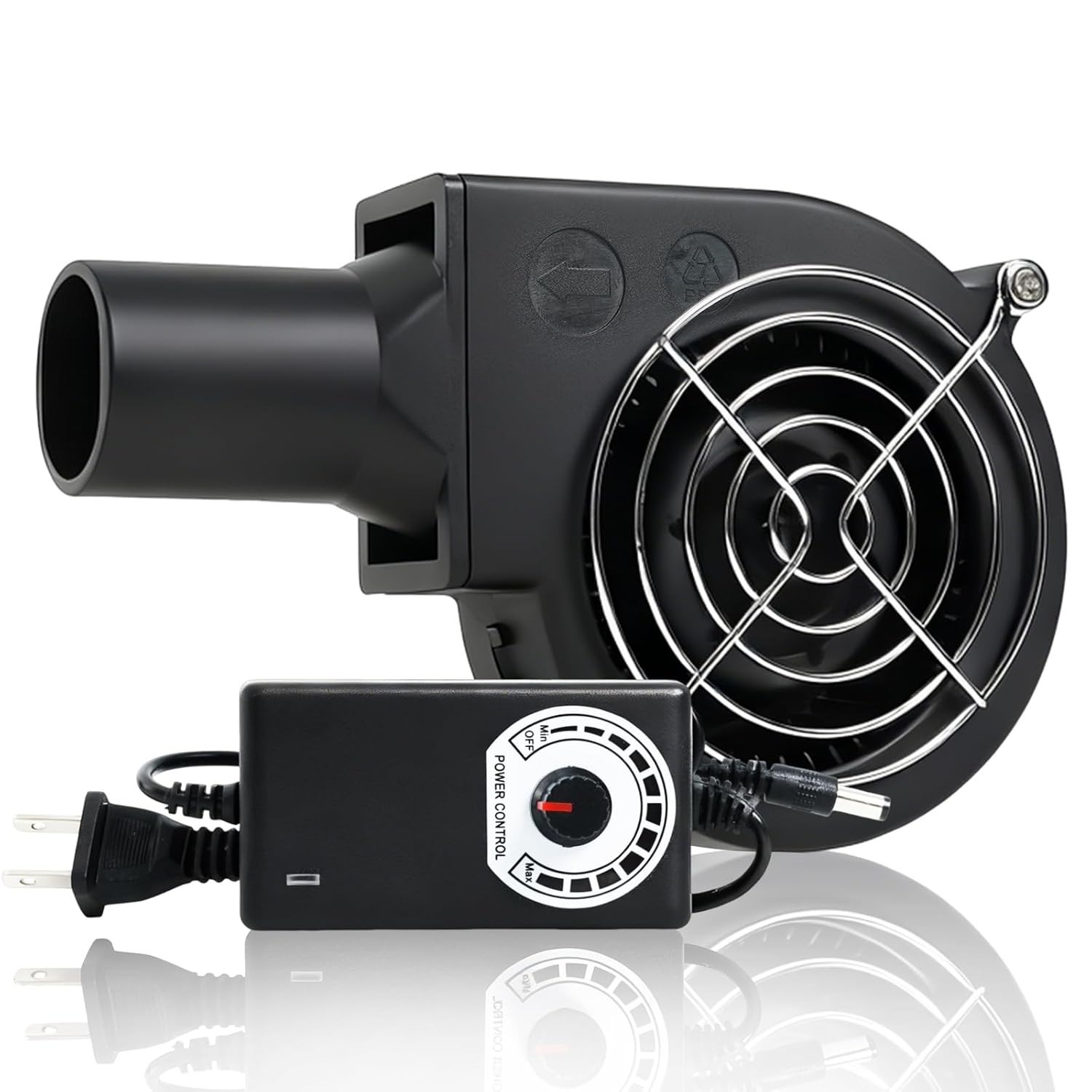 120Mm BBQ Fan 12V 4.72In Blower Brushless with 110V/120V Variable Speed