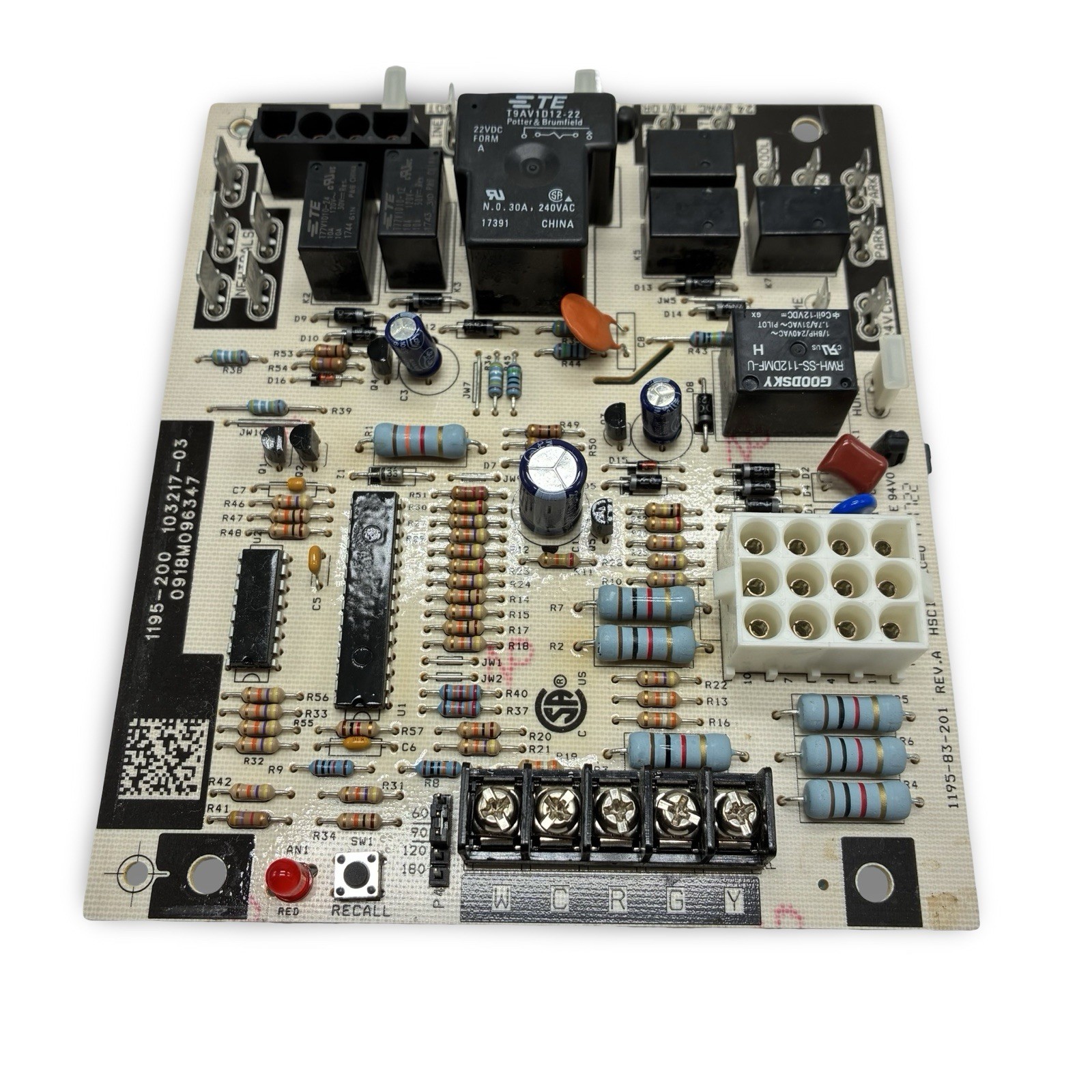 OEM Lennox Furnace Control Board 1195-200 103217 -03 Tested And Working