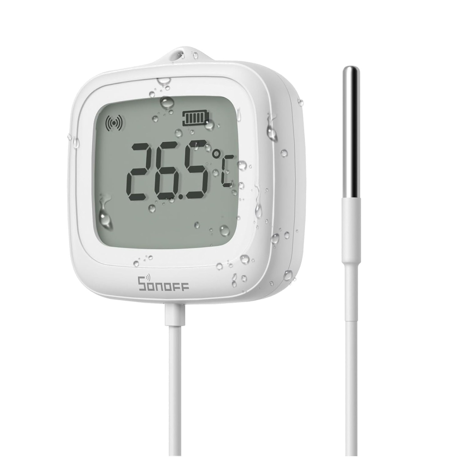 Stainless Steel Probe Temp Sensor, APP Monitoring, -40~115°C