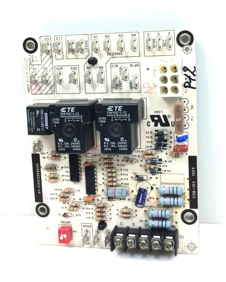 Honeywell 1138-103 Furnace Control Circuit Board York S1-03102959000 used #P72