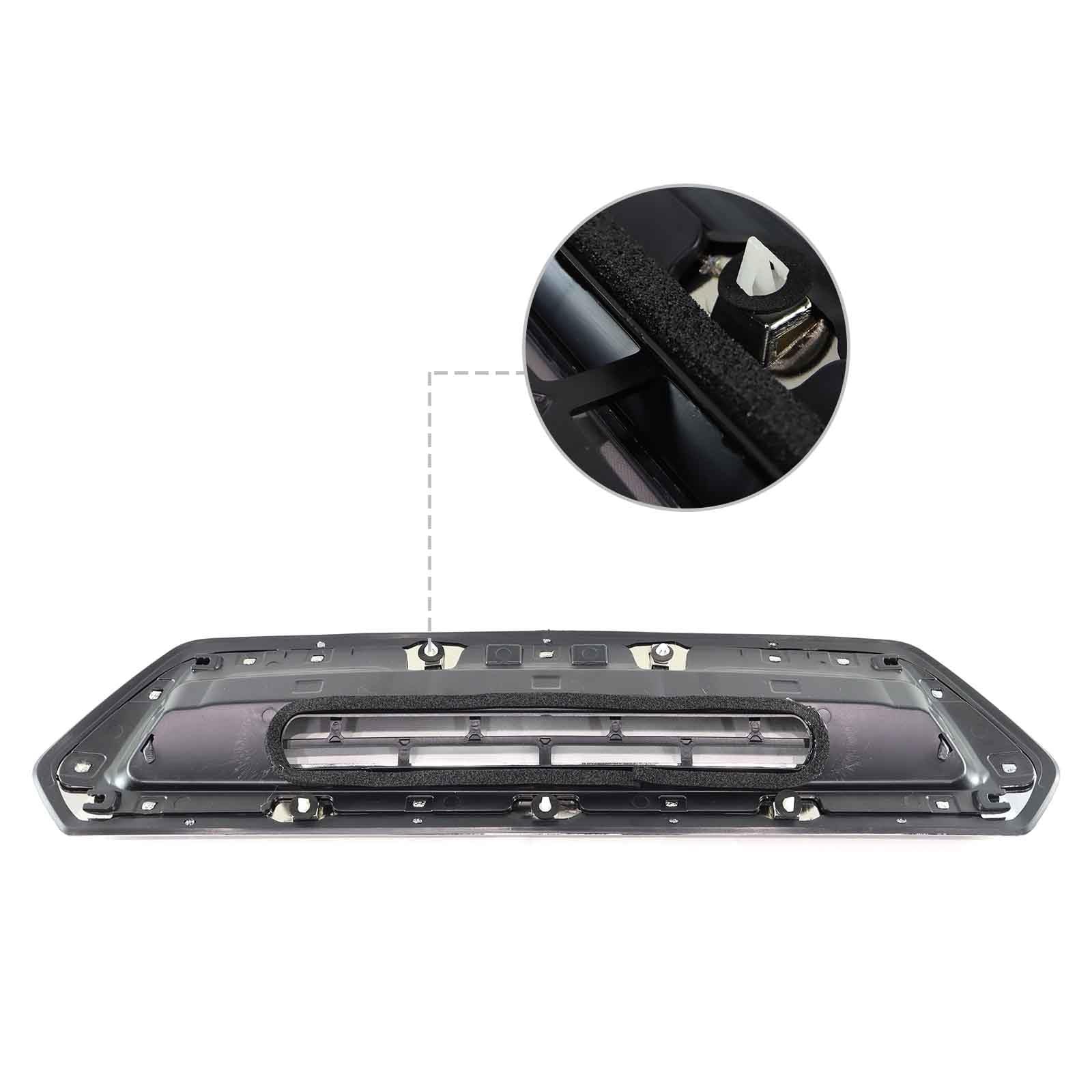 Hood Air Vent for 2017 2018 2019 Sierra 2500 HD 3500 HD 6.0L 6.6L (Chrome)