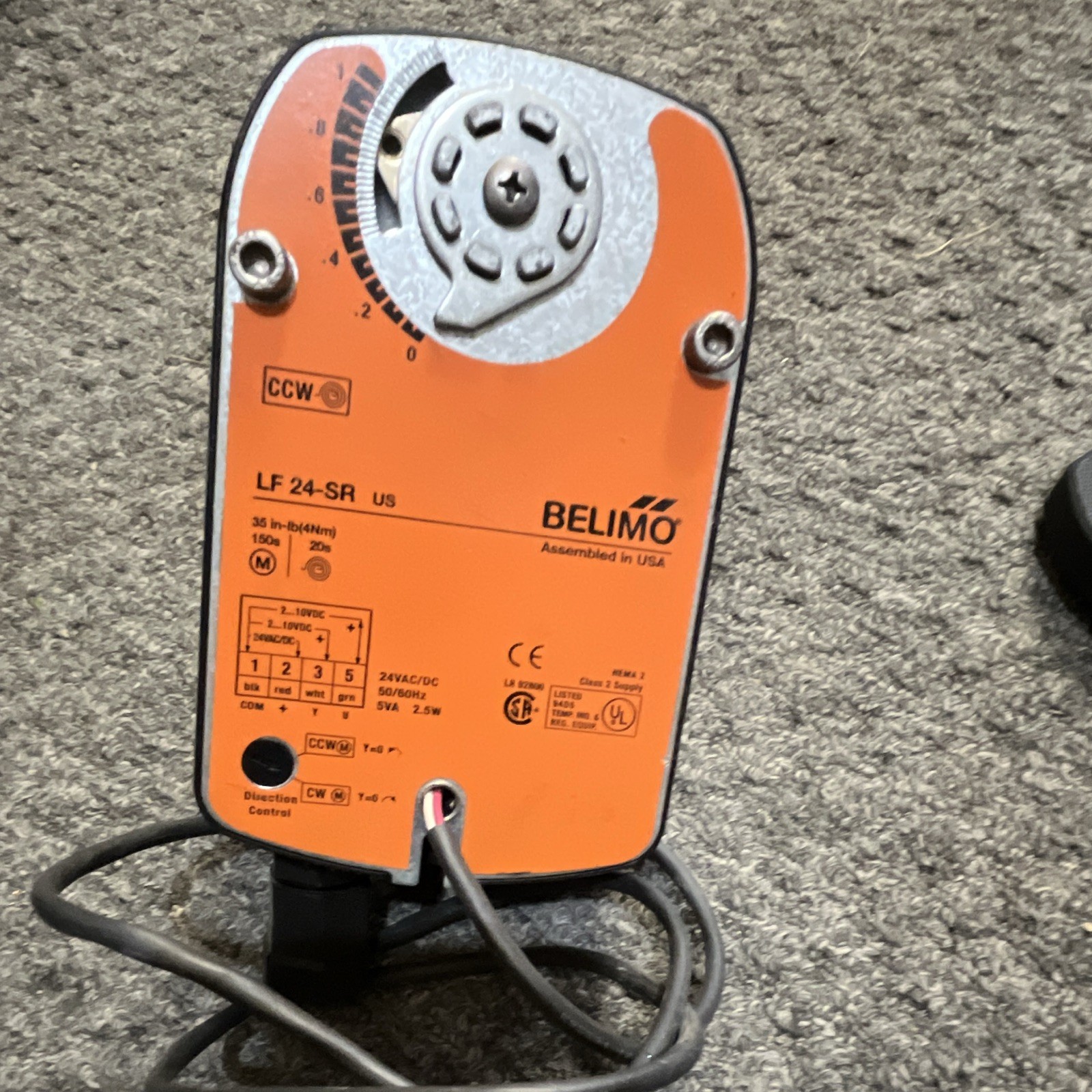 Belimo LF24-SR US Spring Return Damper Actuator 24V Corded Electric Metal MPN L…
