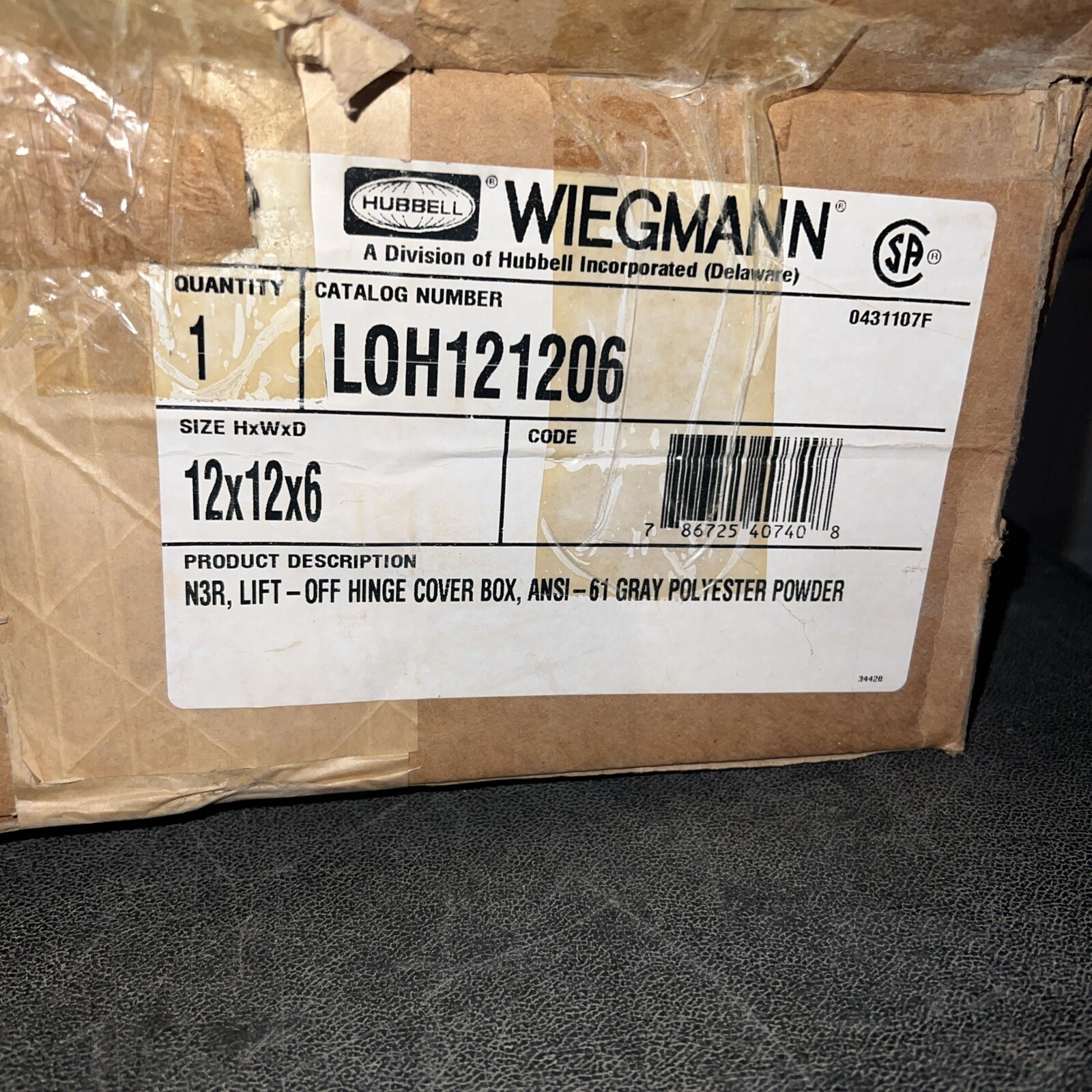Titan Air Incorporated Heating Air Conditioning Cut Out Electrical Box Shut Off