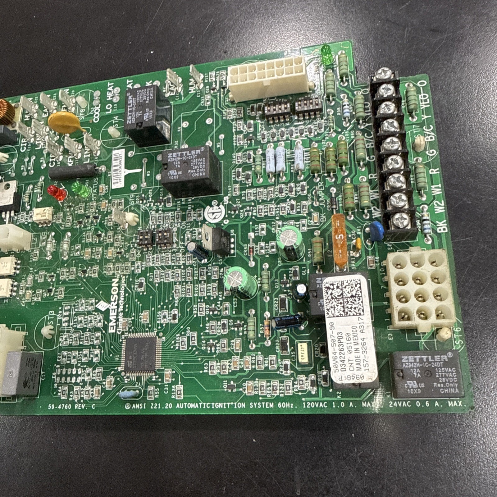 Trane D342263P03 50V64-507-90 OEM Furnace Circuit Control Board