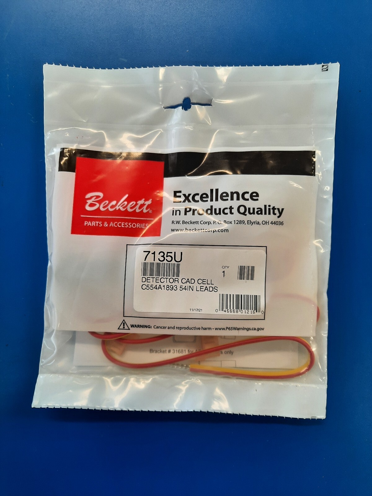 BECKETT – 54″ CAD CELL (C554A1893) AF,AFG,NX.SR,SF – 7135U