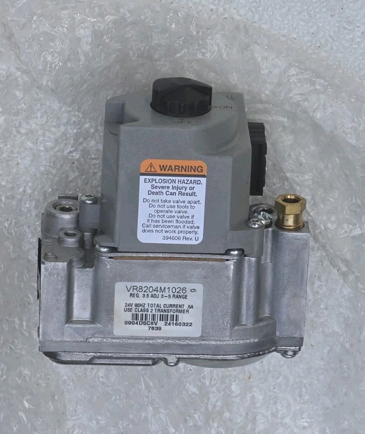 Honeywell VR8204M1026 Dual Valve Gas Valve Metal HVAC Service Part