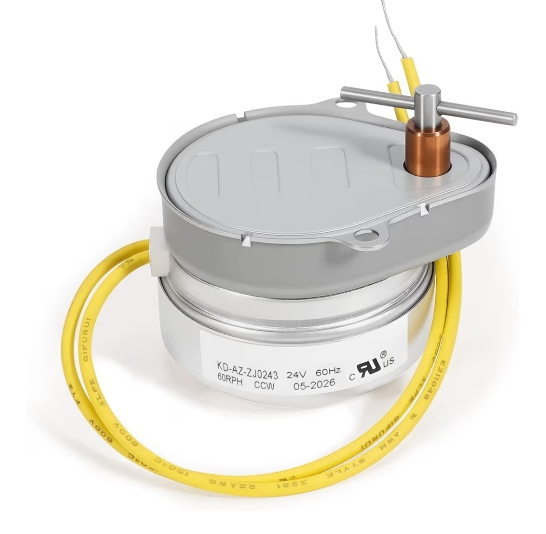37944L Synchron Damper Motor 24V Left Rotate CCW Ztech Buetler Yellow Wire 60RPH