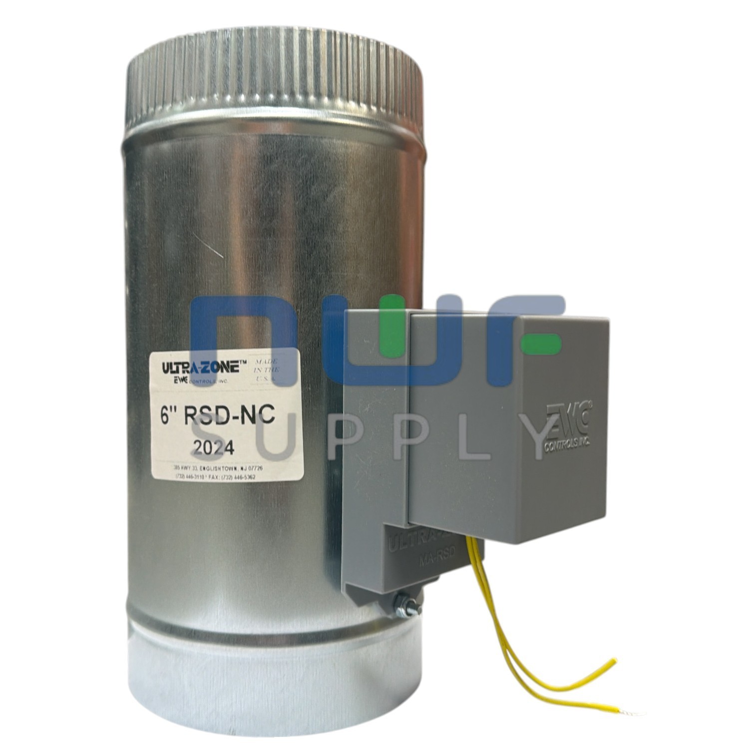 6″ RSD-NC Spring Return Motorized Damper