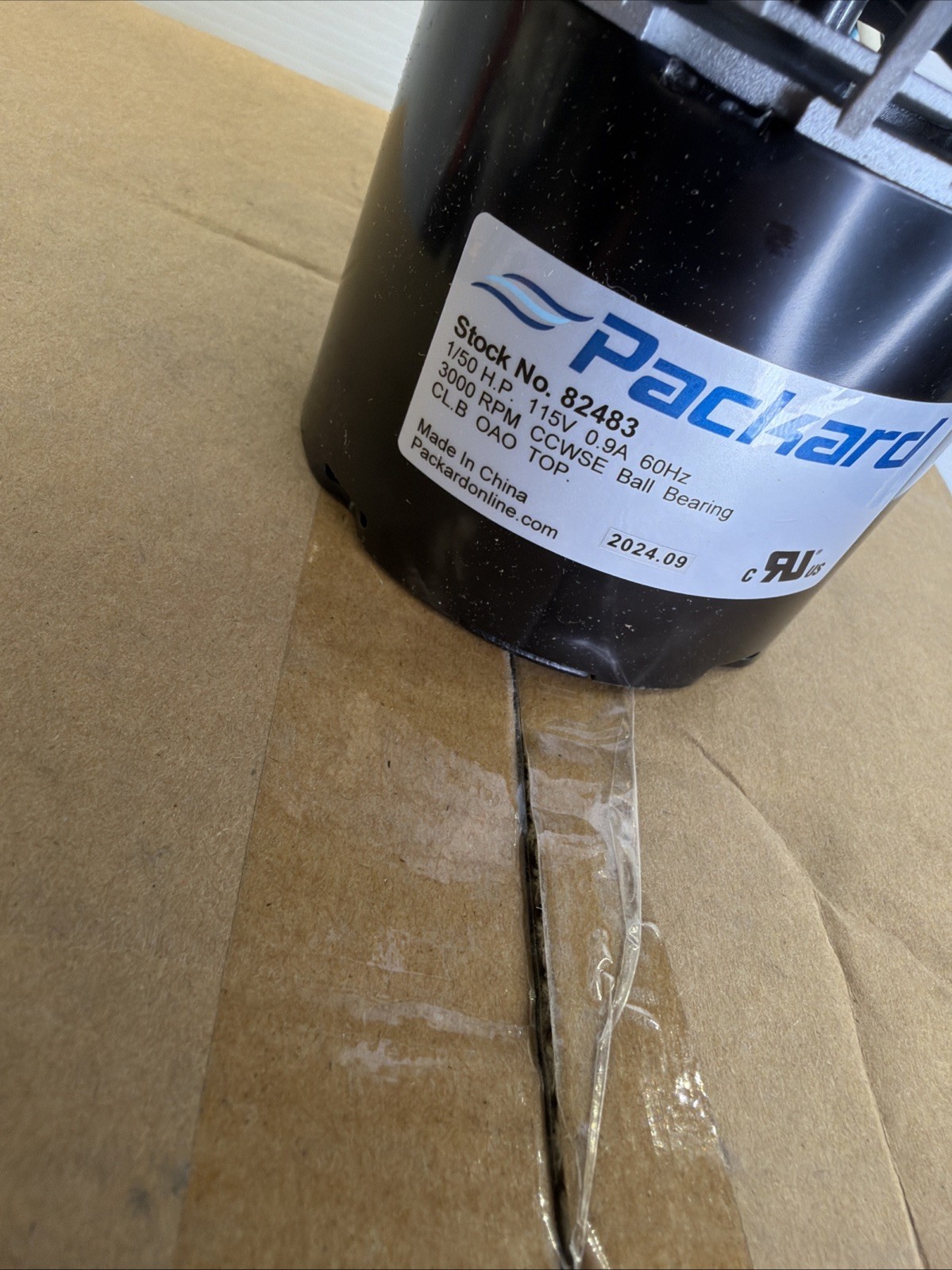 Packard – Goodman/Raheem Draft Inducer Motor Repl (1/50 HP, 115V 3000 RPM) 82483