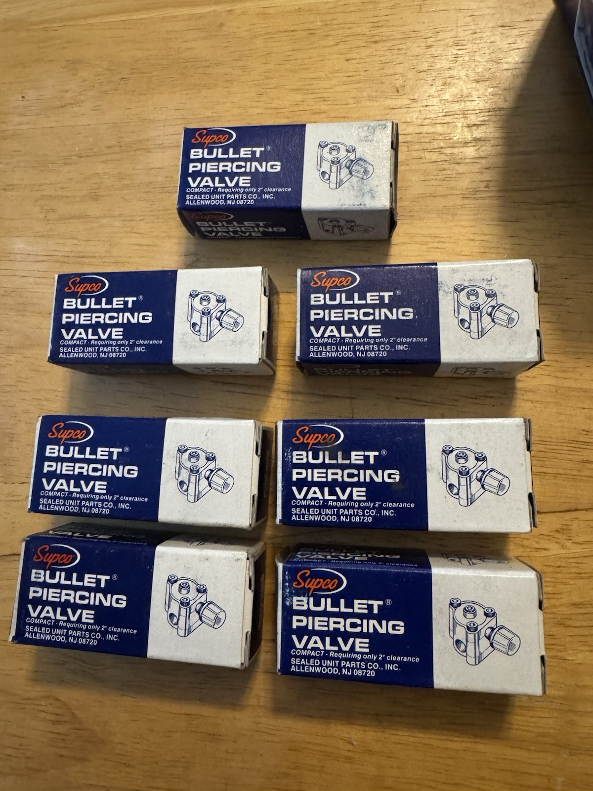 SUPCO Bullet Piercing Valve, 7 Pack of BPV31, 1/4″, 5/16″, 3/8″ Tubing