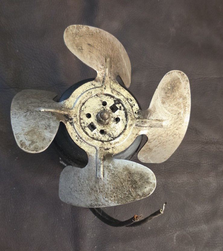 GE Axial Fan Motor GE MTR1 2-70 1 Phase Corded Electric Metal Black/Silver