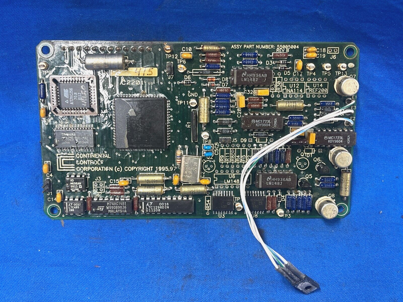 CONTINENTAL CONTROLS CORP. CONTROL BOARD 55005004 REV.B 5-7/8″ X 3-3/8″ X 5/8″