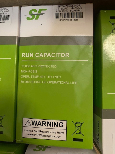 45+5MFD 370/440V RND RUN CAP. SFCAP45D5440R – TRANE / SERVICE FIRST