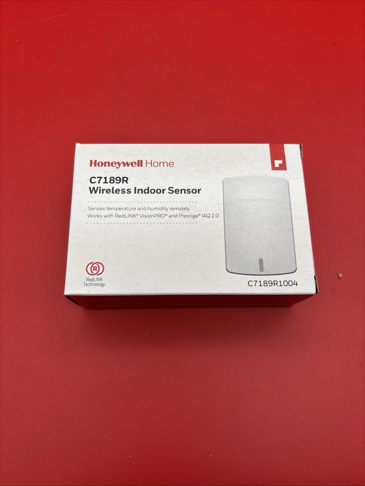HONEYWELL HOME C7189R1004 Humid/Temp Sensor,Battery,120/0F,Indoor 12Z045