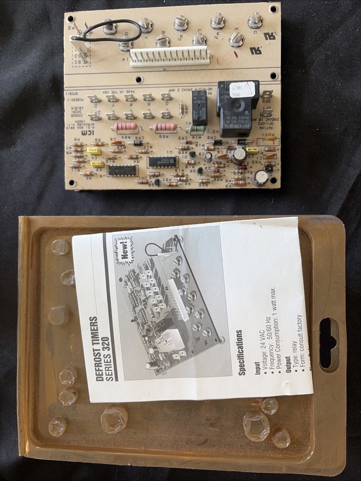 NEW Defrost Timer 10 Minute Interval ICM320C Control Furnace Board